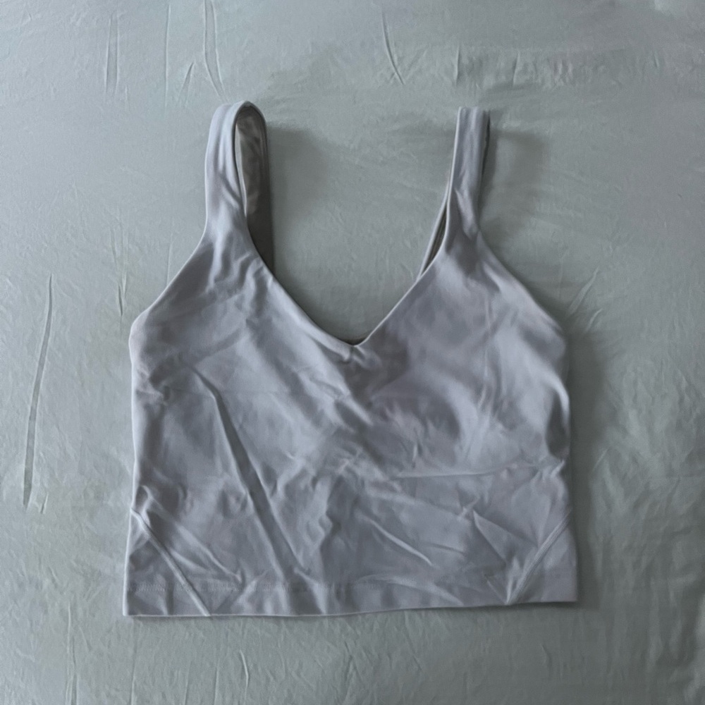 lululemon athletica white Tank Top